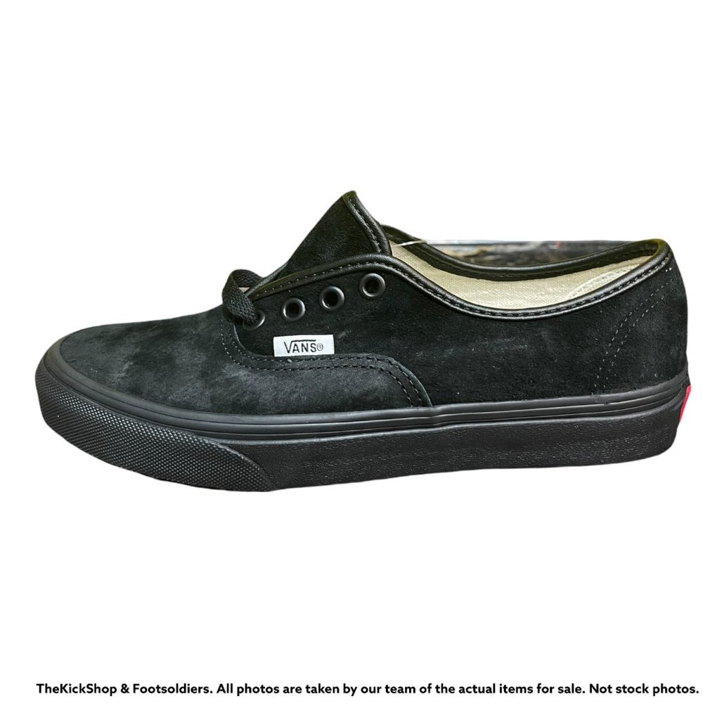 VANS AUTHENTIC SUEDE BLACK WOMEN SNEAKERS